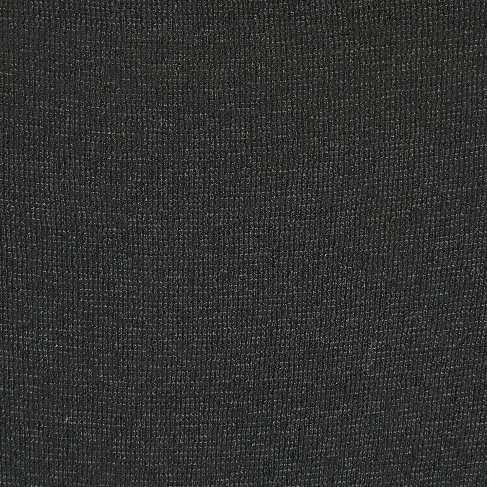 Michael Stars Dress One Size* Womens Black Surplice V-Neck Ribbed Knit Goth LBD - Picture 10 of 14
